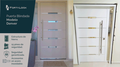 Puerta blindada modelo Denver