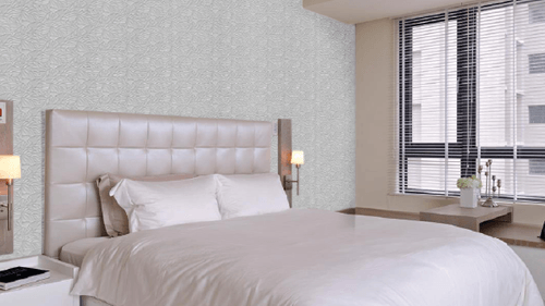 Panel Decorativo Crisantemos Plata Código 317398 - Unidad
