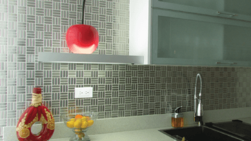Panel decorativo Mosaico  Bloques Plateados  Código 211008 - Unidad